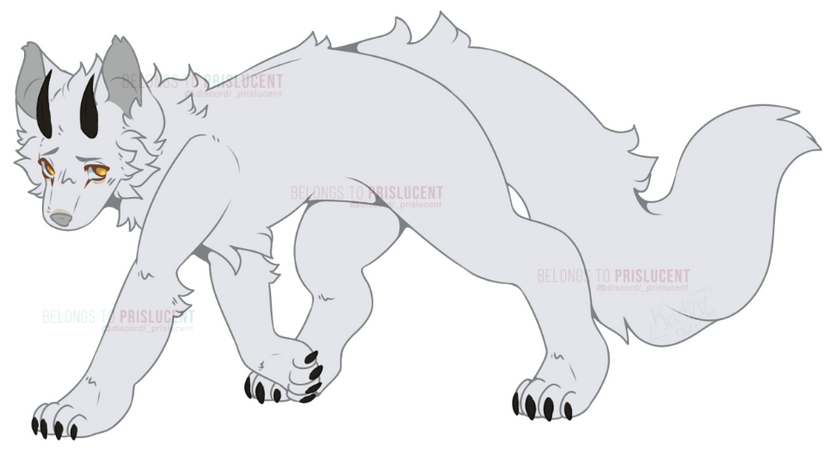 artist: kodiac182 | Julian's feral (arctic fox) form
